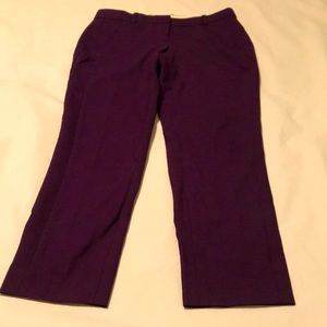 J. Crew 55% Wool Pants in Plum Women’s Size 2 Trousers